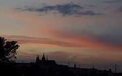  Sunset in Praha!!