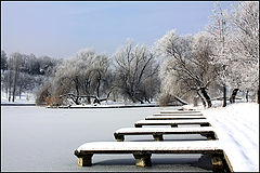  Frozen lake