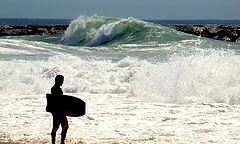  "Waiting for the big wave..."