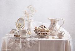  White still life
