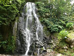  Waterfall in São Miguel island.