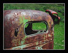 photo "Green and Red Trucks"