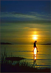 фото "Stepping over the midnight sun"