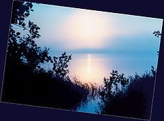 photo "Moon dawn"