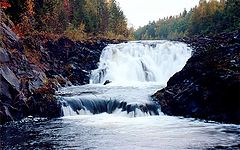 photo "Сascade Kivach. Karelia. 14/09/2001"