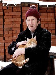 фото "Sasha-Sarancha with his cat"