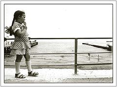 фото "Этюд на пляже. Аркадия 1988."