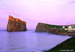 photo "Rocher Perce at Sunset"