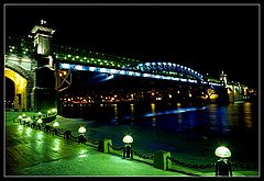 фото "Пушкинский мост (ночная)"