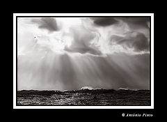 photo "Lightning and sea..."