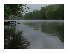 photo "Evening, River and Fog"
