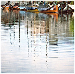 фото "The light of reflectives boats"