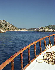 photo "On the dark blue sea to the far country..."