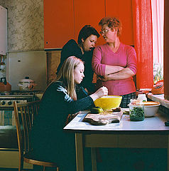 photo "A series,my neighbours:Siga with doughters."