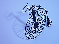 фото "Old bike blue toned"