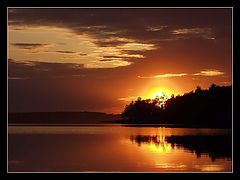 фото "Озеро, Закат"