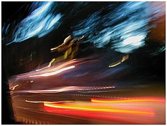 photo "Night, Highway, Slow shutter"