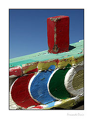фото "Mooring cable of the boat"