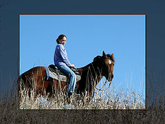 photo "Hannah and her Horse"
