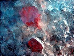 фото "Leaves in ice"