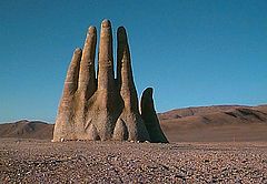 фото "Hand in the Desert"