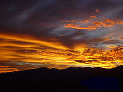 фото "Sunset over the Rockies"