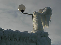photo "winter cabin Lantern_shot 2"