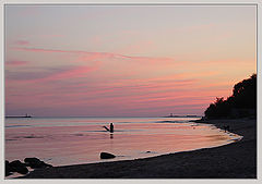 photo "Bathing on a sunset"