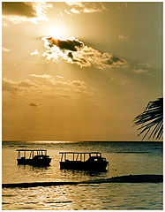 photo "Boats at sunset"