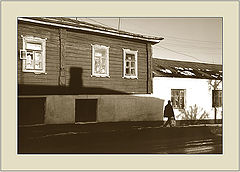 photo "Small town and the townspeople"