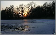 фото "Typical winters sunset"