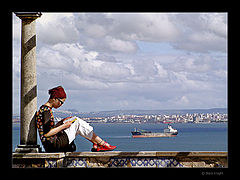 photo "Reading about the Other Side"