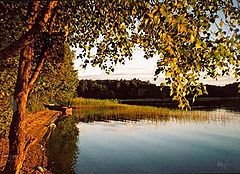 фото "evening by the lake"