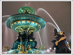photo "fontaine place de la Concorde - Paris"