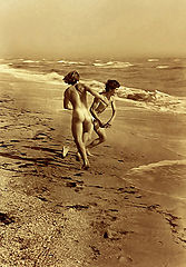 photo "Easy Running On The Morning Sand,1970-s"