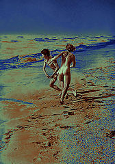 photo "Easy Running At The Sea Edge, 1970-s"