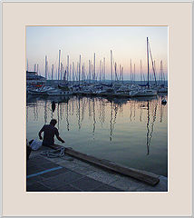 photo "Port Evening. The Same Fisherman."