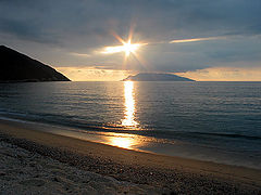 фото "Sunset at Nagata Hama"