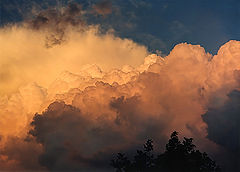 photo "Stormy Sunset, - Clouds On The East Part"