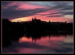 фото "Infernal sunset in Prague"