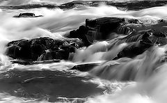 фото "Whitewater, B&W"