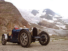 photo "1929 Bugatti in the Swiss Alps"
