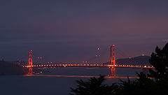 фото "Golden Gate after the sunset"