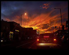 photo "The sky fire"