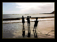 фото "Pulling the fishing net..."