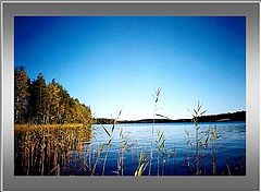 photo "Blue sky end water. Oreh lake"