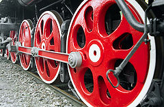 photo "Red Wheels of History"