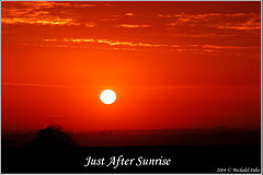фото "Just after sunrise"