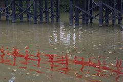 фото "Red bridge in Chineeze Garden"