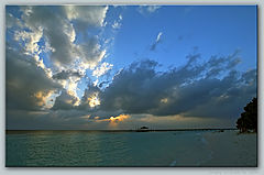 фото "Закат на Мальдивах - День первый"